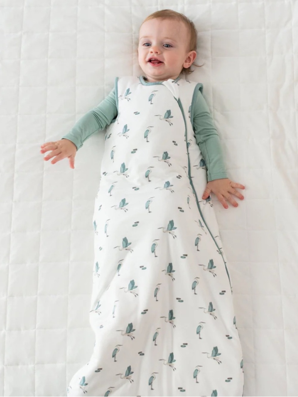 Kyte Baby Sleep Sack Blue Heron Size M